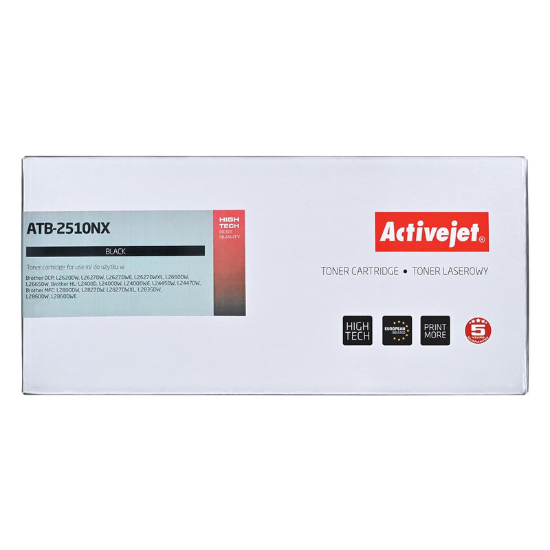 Activejet ATB-2510NX Toner (ersetzt Brother TN2510XL; Supreme; 3000 Seiten; schwarz)