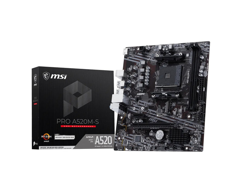 MSI PRO A520M-S motherboard