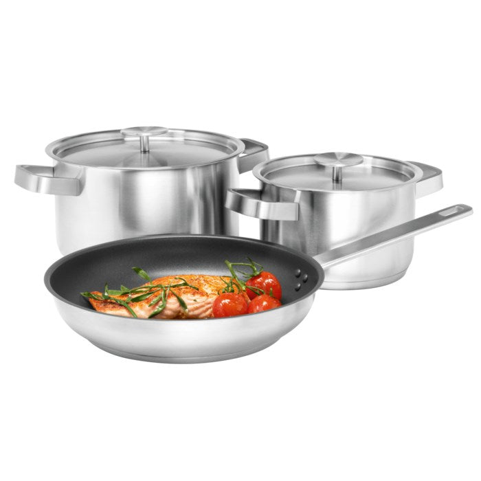 ELECTROLUX E3SS Set of pots Stainless steel 5 elements Silver