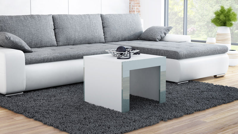 Table basse/d'appoint/de chevet Cama TESS60 BI/SZ Table basse Forme carrée 2 pieds