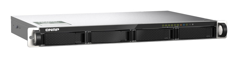 Qnap TS-435XeU-4G, 1U, 4 x 2.5"/3.5" SATA , Marvell Octeon TX2 CN9130 / CN9131 quad-core, 4GB DDR4 SODIMM (Max. 32GB), 2 x 10GbE SFP+, 2 x 2.5GbE, Sin