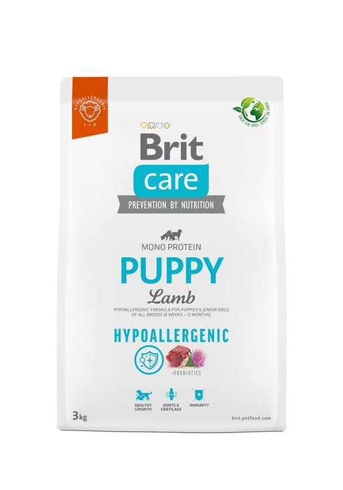 BRIT Care Hypoallergenic Puppy Lamb  - dry dog food - 3 kg