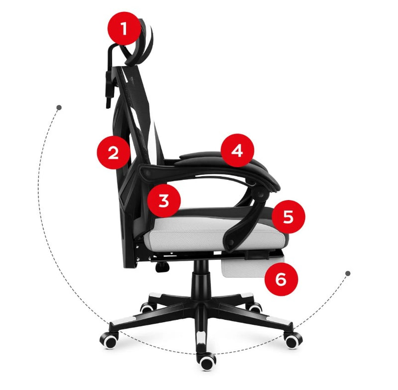 Huzaro Combat 5.0 White gaming chair