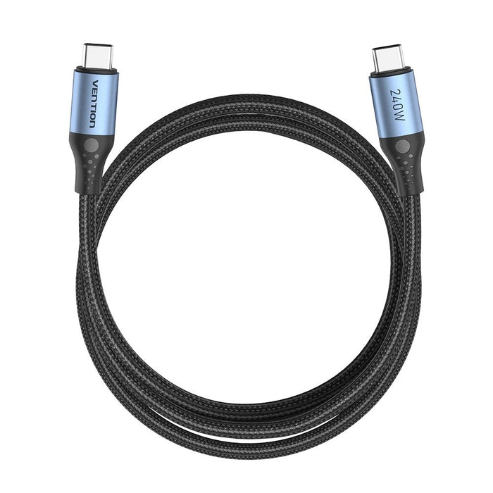 Vention USB 2.0 5A 240W 1m BLACK USB-C to C cable