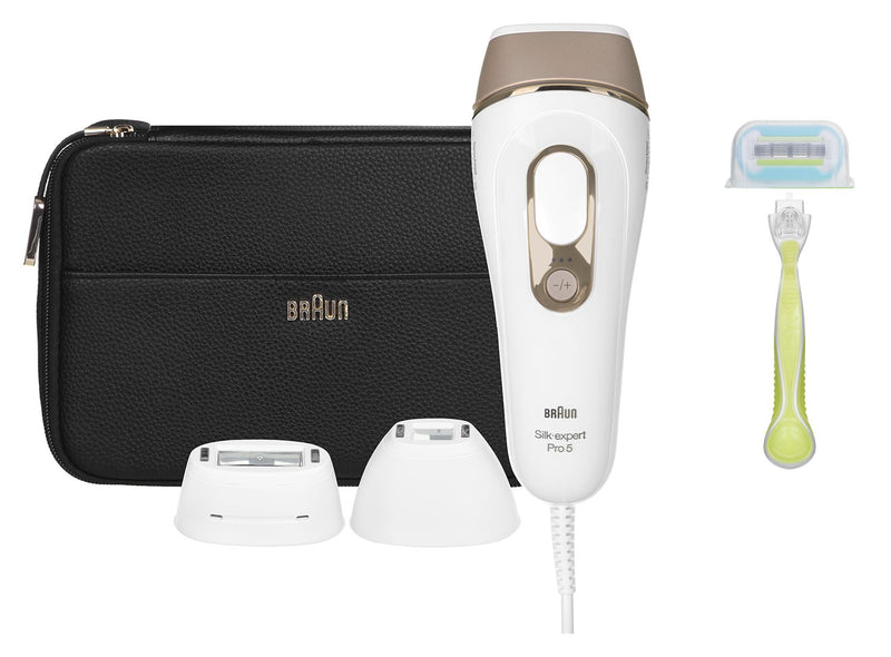 BRAUN Silk-expert Pro 5 PL5243 IPL Depilator IPL hair removal system White, Gold