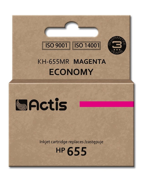 Actis KH-655MR ink for HP printer; HP 655 CZ111AE replacement; Standard; 12 ml; magenta
