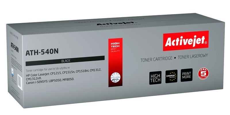 Activejet ATH-540N Toner (replacement for HP 125A CB540A, Canon CRG-716B; Supreme; 2300 pages; black)