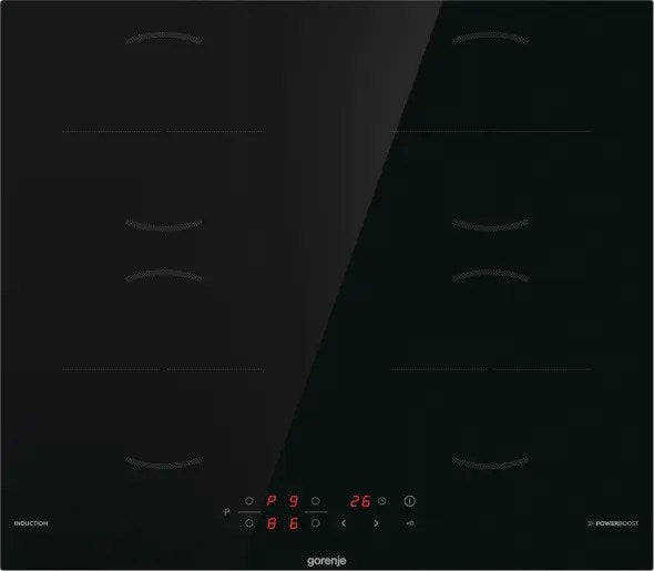 Gorenje GI6401BSCE Black Built-in 59 cm Zone induction hob 4 zone(s)