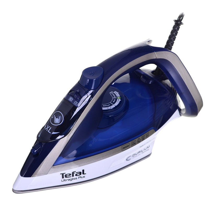 Fer à vapeur Tefal Ultimate Pure FV6812E0 Fer à repasser 2800 W Bleu, Argent
