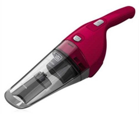 Black & Decker NVB115WA handheld vacuum Red Bagless
