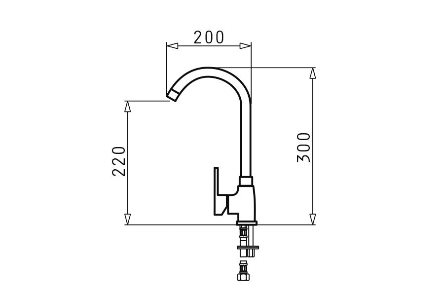 PYRAMIS BELLO granite grey concrete mixer