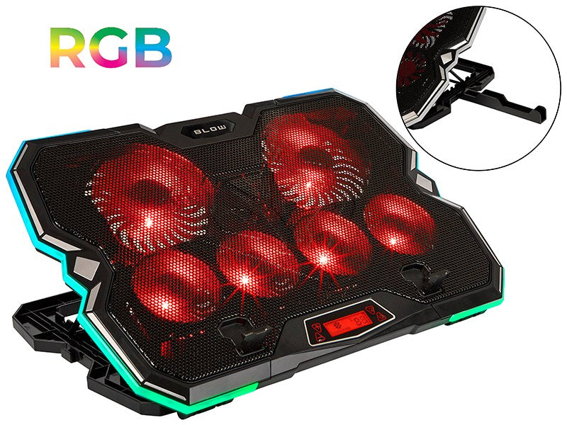 6 FAN VORTEX RGB Laptop-Kühlpad