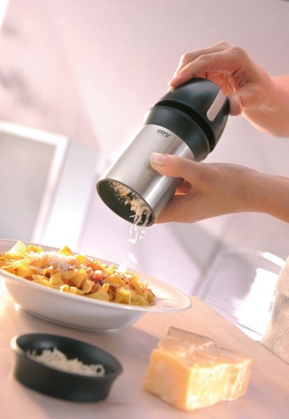 GEFU 34680 manual grater/spiralizer Black, Stainless steel