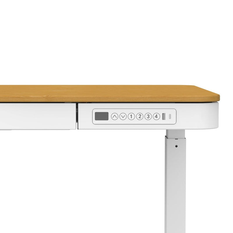 ACTIVEJET desk with electric height adjustment 120x60 ET119S white/oak