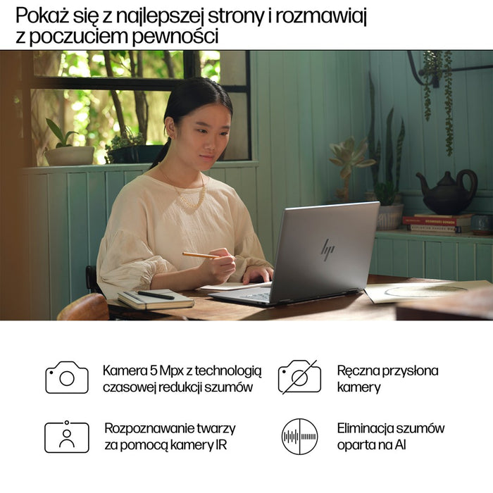 HP ENVY x360 14-fa0016nw AMD Ryzen™ 7 8840HS 2-in-1 Laptop 35.6 cm (14") 2K Touchscreen 16 GB LPDDR5 SDRAM 512 GB SSD Wi-Fi 7 (802.11be) Windows 11 Ho