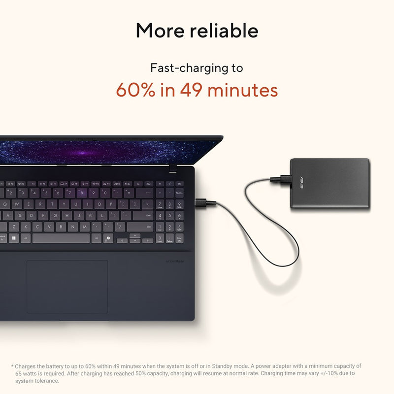 ASUS Vivobook 16 M1607KA-MB164W Copilot+ PC AMD Ryzen™ AI 5 330 Laptop 40.6 cm (16") WUXGA 16 GB DDR5-SDRAM 512 GB SSD Wi-Fi 6 (802.11ax) Windows 11 H