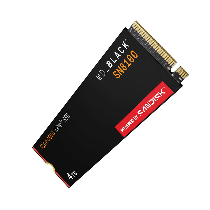 Western Digital Black SN8100 4 TB M.2 PCI Express 5.0 NVMe TLC 3D NAND