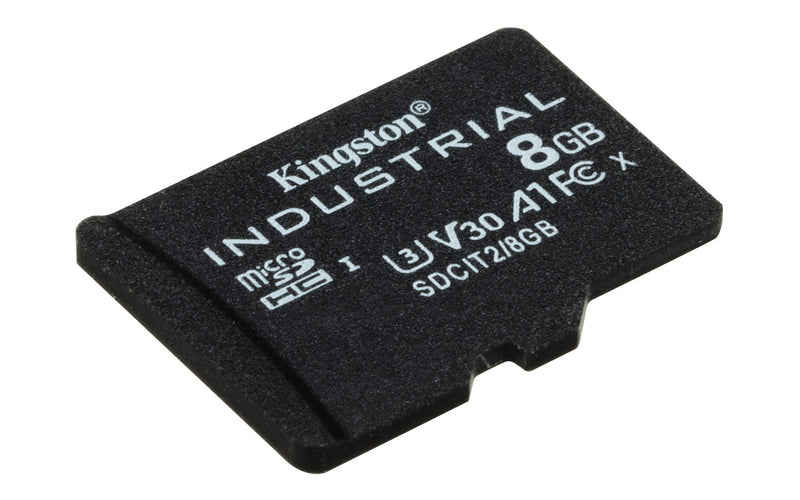 Carte Kingston Technology microSDHC industrielle C10 A1 pSLC 8 Go + adaptateur SD