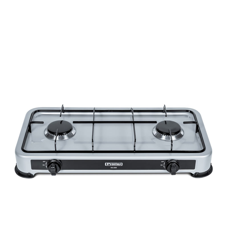 Gas cooker PROMIS KG200 SILVER WITHOUT REDUCER