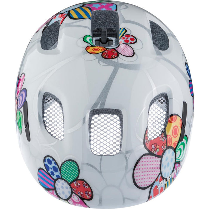 ALPINA XIMO 2 FLASH WHITE FLOWER GLOSS Bike Helmet, Size 49-54
