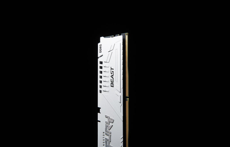 Kingston Technology FURY Beast 16GB 6000MT/s DDR5 CL40 DIMM White XMP