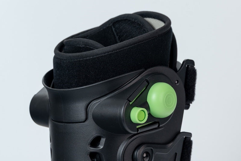 Short Ankle-Foot Orthosis "AIR WALKER DUO" SHORT O-1185/M REHAFUND, Black