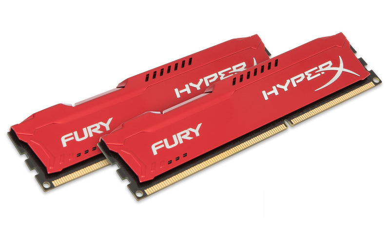 HyperX FURY Red 16GB 1600MHz DDR3 memory module 2 x 8 GB