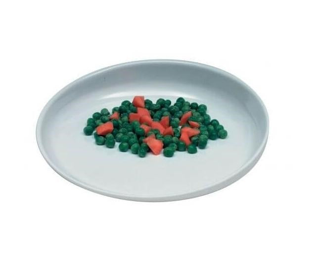 Plate with high rim