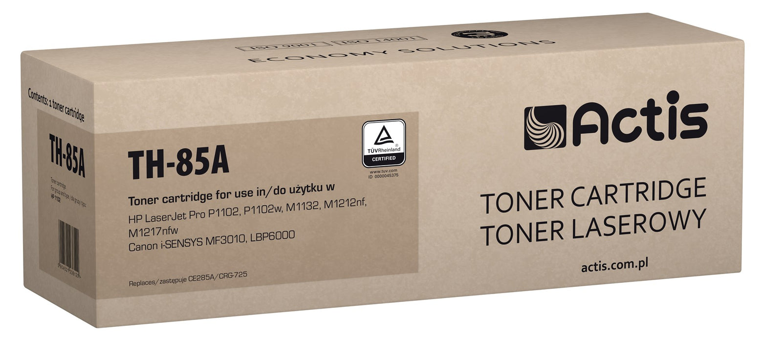 Actis TH-85A Toner (replacement for HP 85A CE285A, Canon CRG-725; Standard; 1600 pages; black)