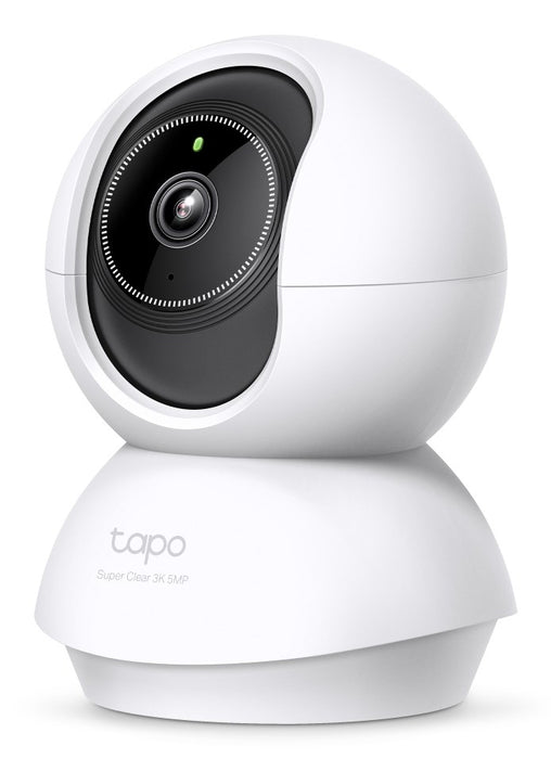 TP-Link Tapo Pan/Tilt AI Home Security Wi-Fi Camera SPEC: 3K 5MP (2880×1620), 2.4 GHz, Horizontal 360o
