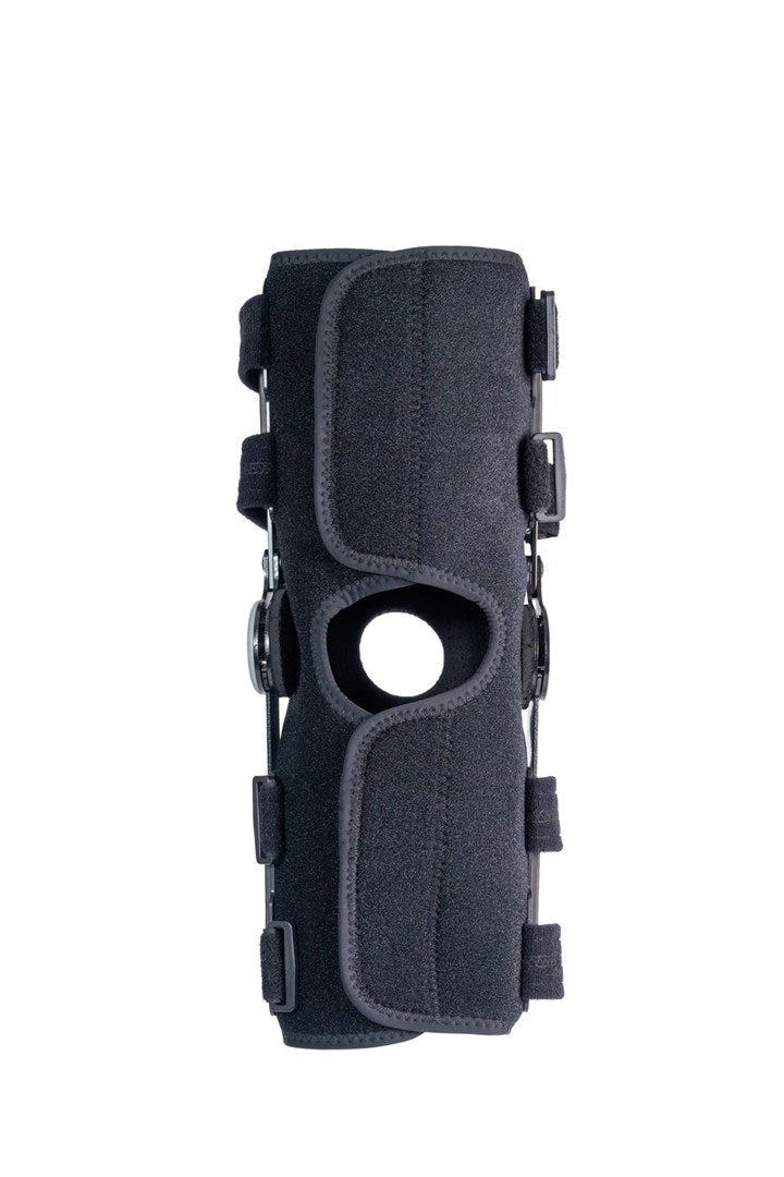 Long Open Knee Brace "Stabilmax O-1243/L REHAFUND", Black