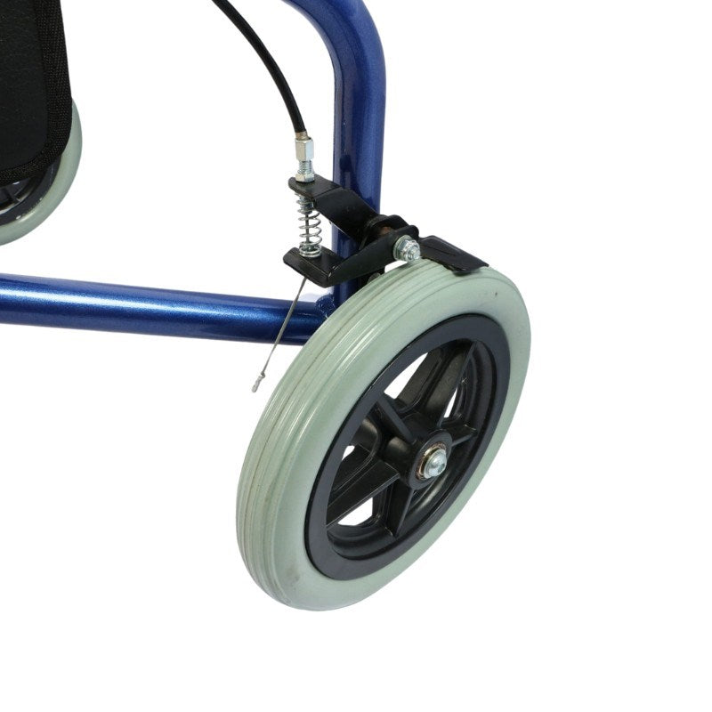 Déambulateur tricycle pratique avec panier et sac