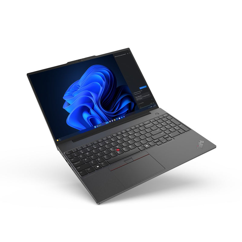 Lenovo ThinkPad E16 Gen 2 (AMD) AMD Ryzen™ 5 7535U Laptop 40.6 cm (16") WUXGA 8 GB DDR5-SDRAM 256 GB SSD Wi-Fi 6E (802.11ax) Windows 11 Pro English Bl