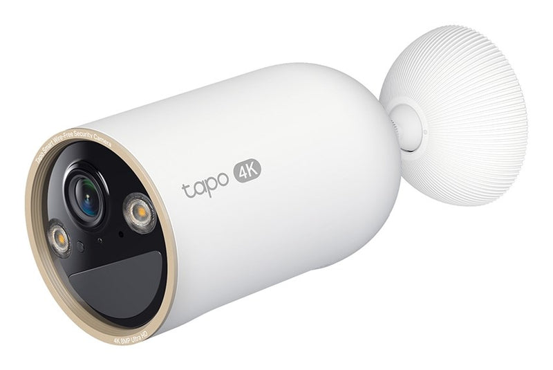 TP-Link Tapo Wire-Free Indoor/Outdoor Security Camera SPEC:4K UHD (3840x2160), H.265/H.264 Supported, 16x UHD Digital Zoom, 2.4/5 GHz Dual Band Wi-Fi,