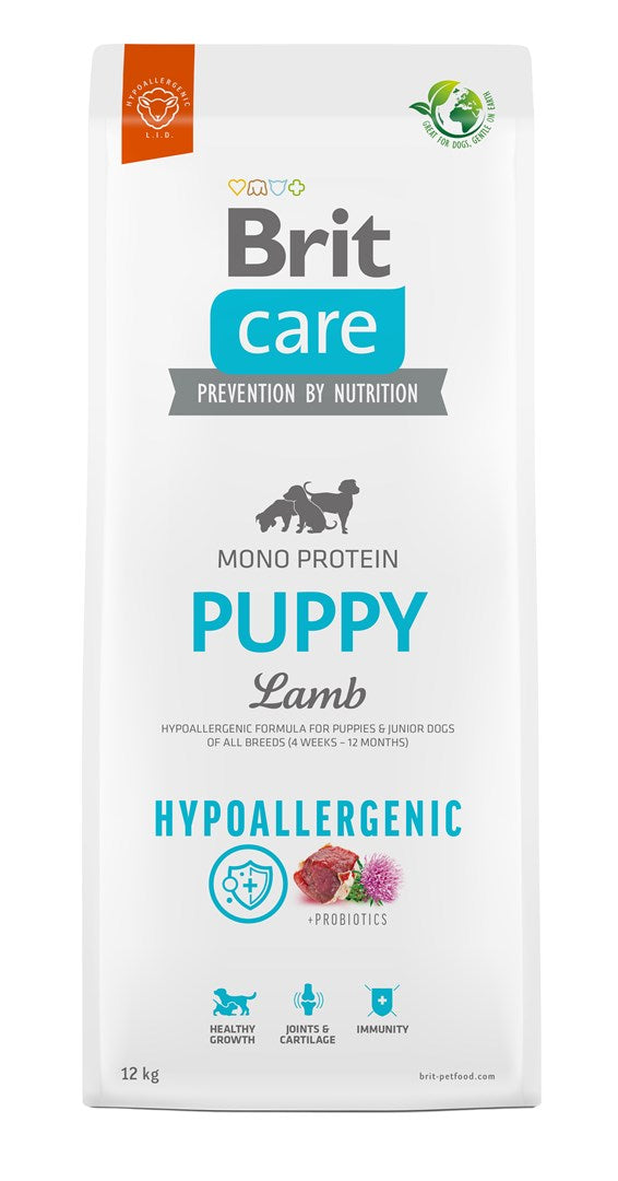 BRIT Care Hypoallergenic Puppy Agneau - croquettes pour chiots - 12 kg