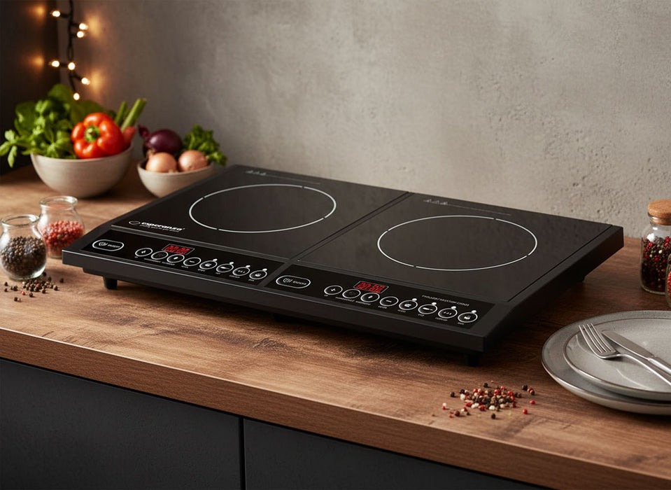 Esperanza EKH008 hob Black Countertop Zone induction hob 2 zone(s)