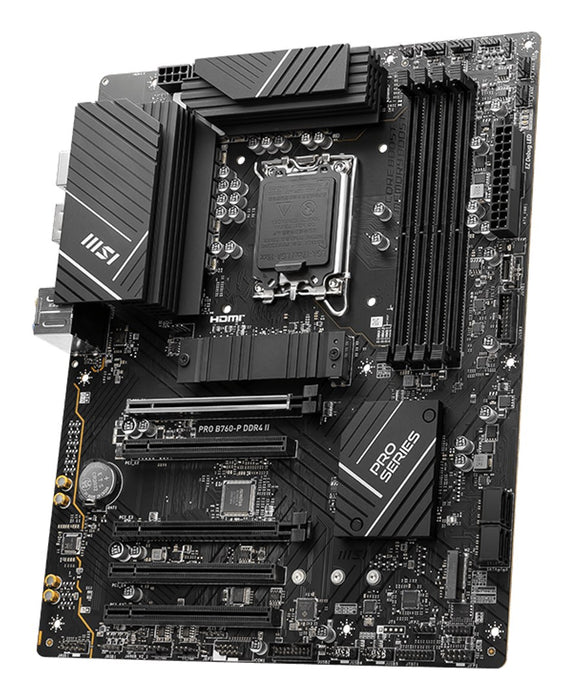 MSI PRO B760-P DDR4 II motherboard Intel B760 LGA 1700 ATX