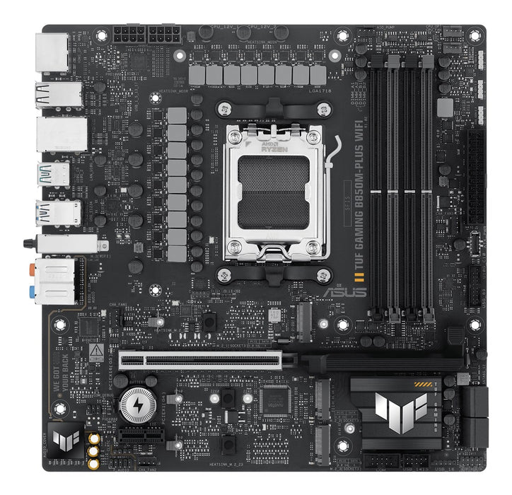 ASUS TUF GAMING B850M-PLUS WIFI AMD B850 Socket AM5 micro ATX