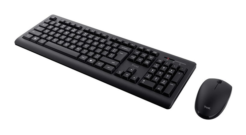 Trust Primo - set (wireless keyboard + wireless mouse), black