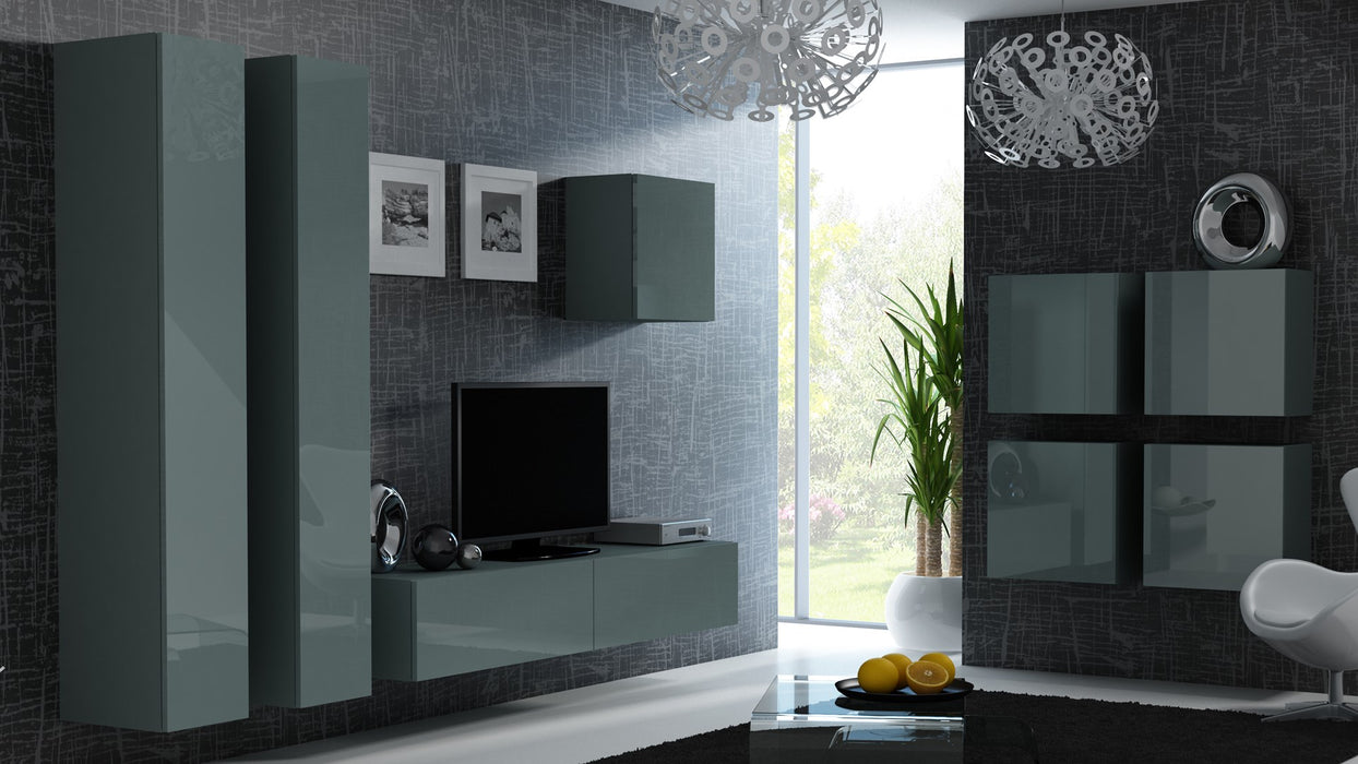 Cama Full cabinet VIGO '180' 180/40/30 grey/grey gloss