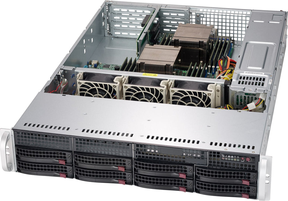 Supermicro 825TQC-R802WB Rack Black 800 W