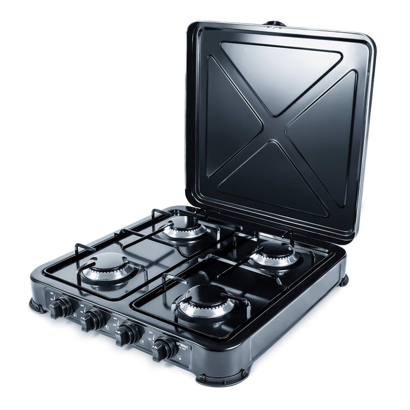 Table de cuisson Promis KG400B Noir Gaz sur plan 4 zone(s)