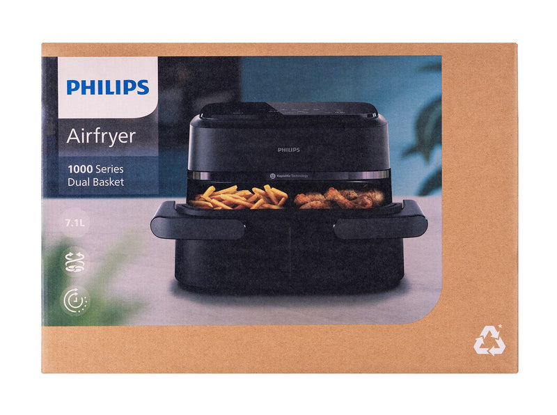 Philips 1000 series NA150/00 fryer Double 7.1 L 2450 W Hot air fryer Black