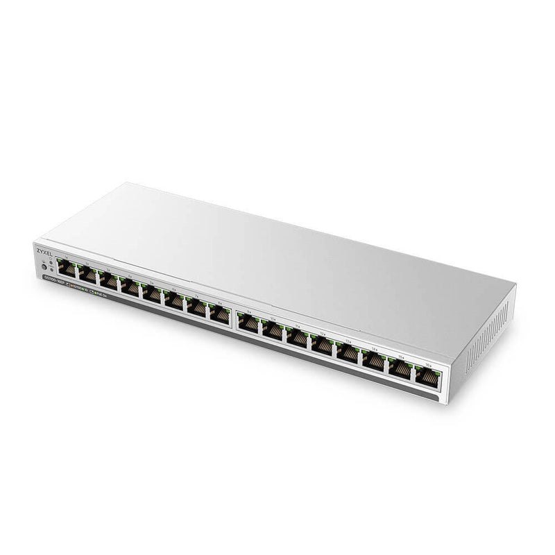 Zyxel GS1100-16E-EU0101F 16-port Unmanaged, Fanless, Slim Switch