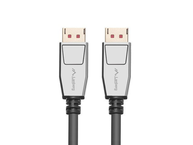 Lanberg CA-DPDP-20CU-0018-BK DisplayPort cable 20 PIN V1.4 1.8m 8K
