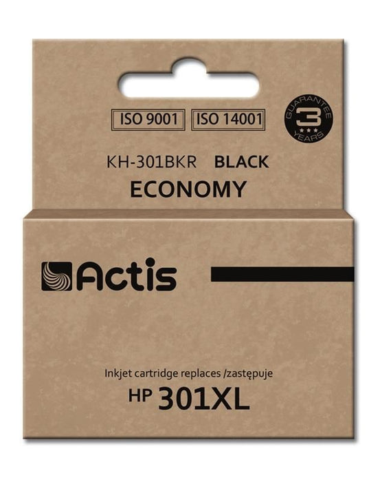 Actis KH-301BKR ink for HP printer; HP 301XL CH563EE replacement; Standard; 20 ml; black