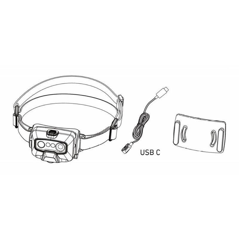 LED headlamp Ledlenser HF6R Core Black