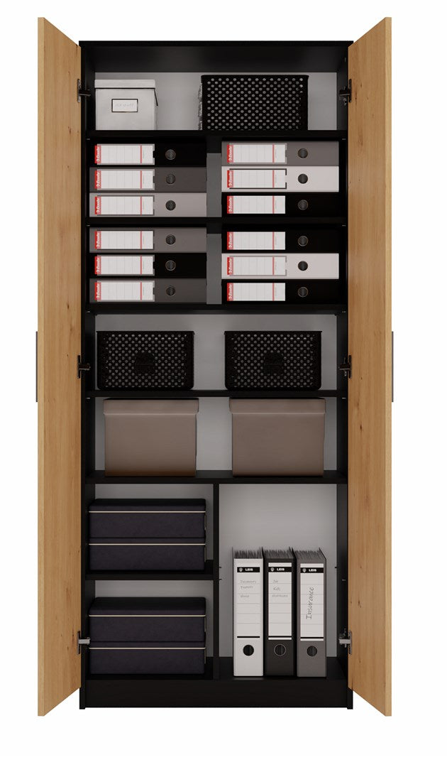 Topeshop OLIV 2D ANT/ART KPL office bookcase