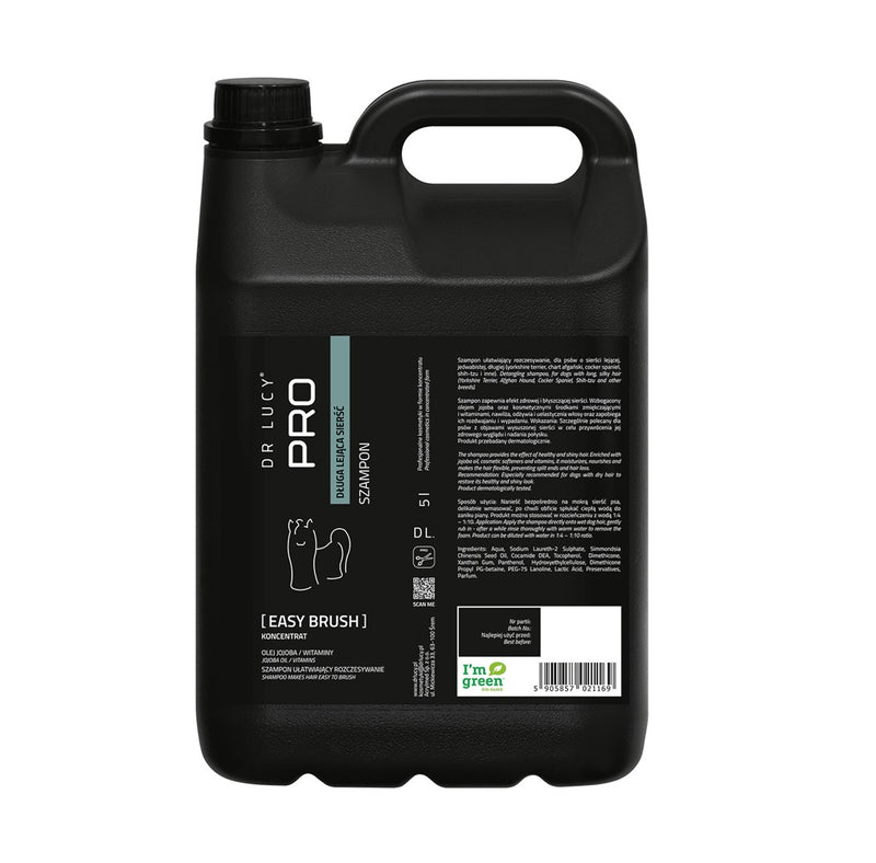 DR LUCY Pro Easy Brush Long Coat – dog shampoo – 5l