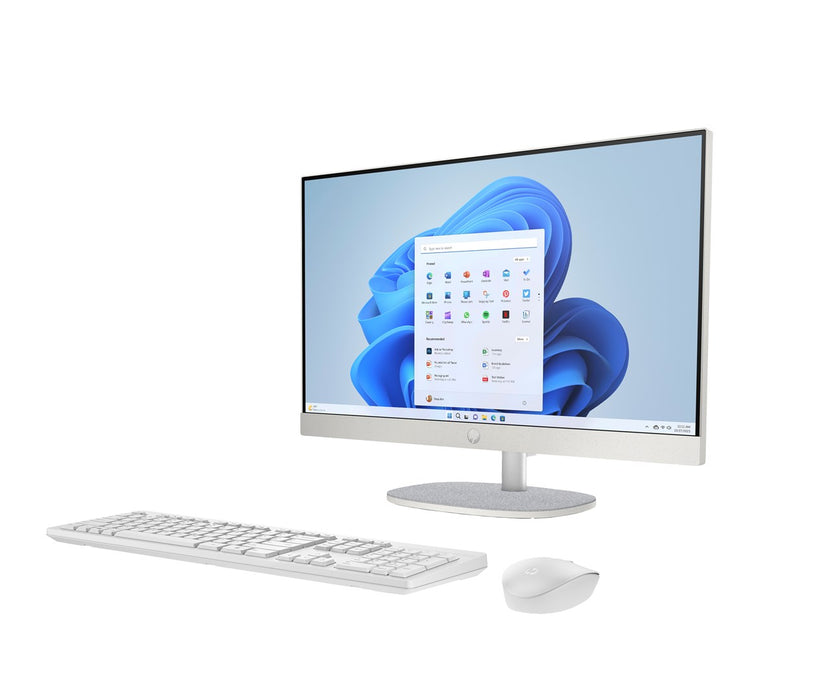 HP AIO 24-cr0124nw i3-N300 23.8"FHD IPS 250nits AG 8GB DDR4 3200 SSD512 UHD Cam720p kB+Mouse Win11 Shell White 2Y